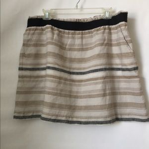 Ann Taylor LOFT Linen Skirt with Pockets(!!)